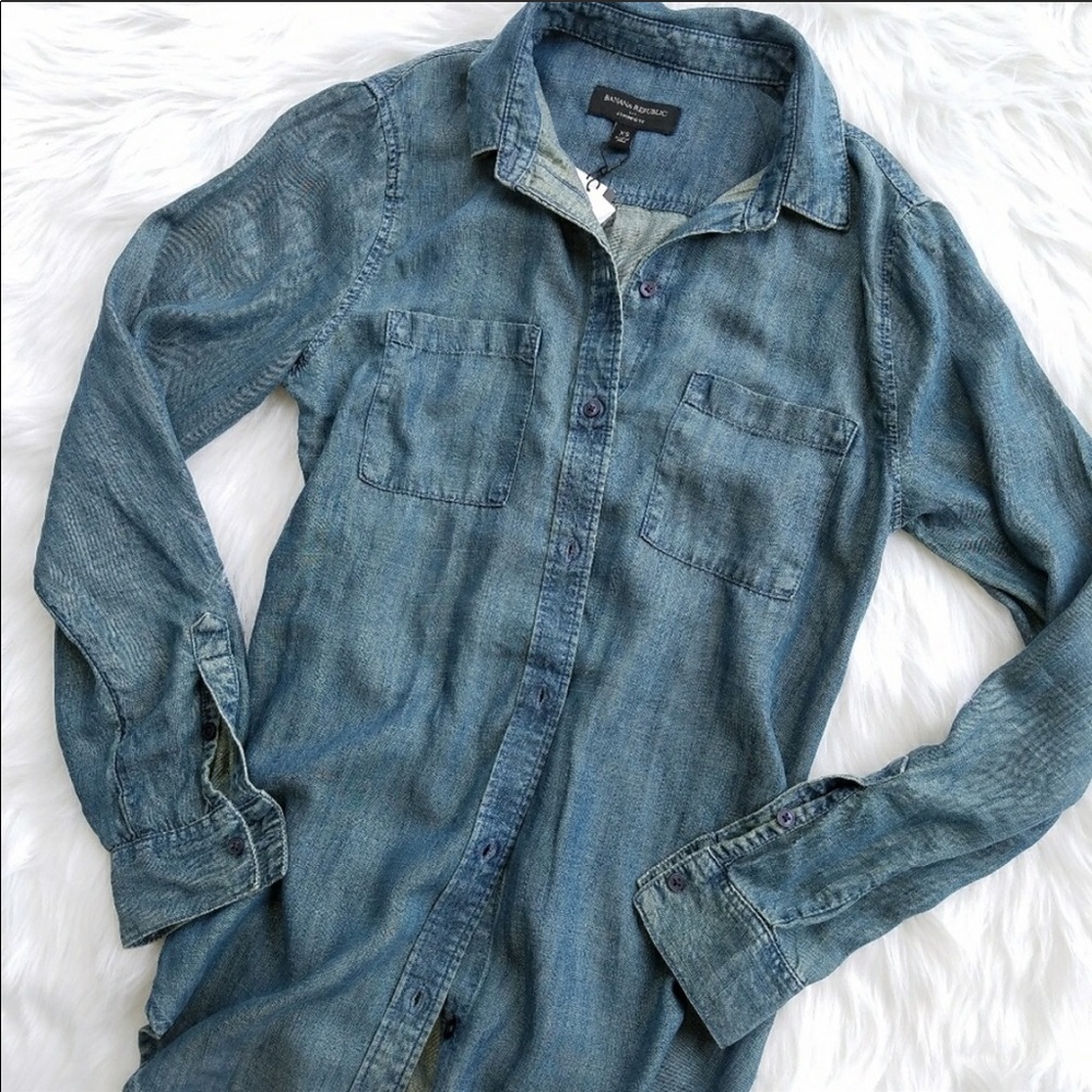 Boyfriend jean button down